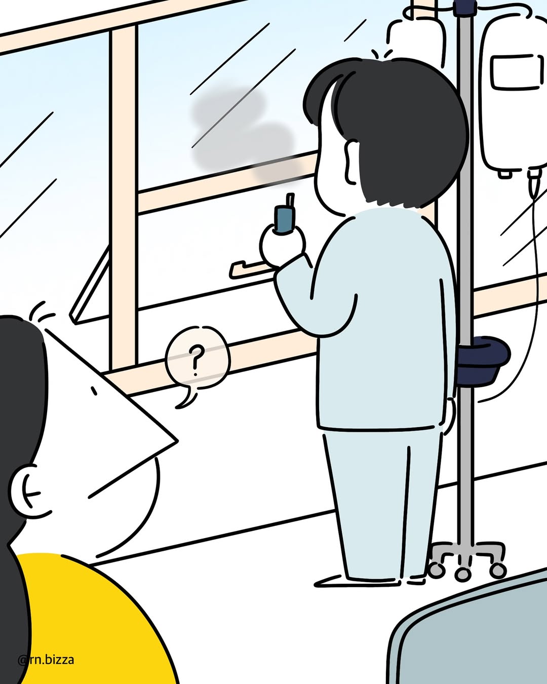 사연툰 병원은 특유의 냄새가 있잖아요 그런데 제 담당 병실 중 하나는 .어요 . 떤 환자를 만나보셨나요 병원 이야기 DM으로 받아요 #병원#간호사#간호학과#담배#전자담배 (3).jpg