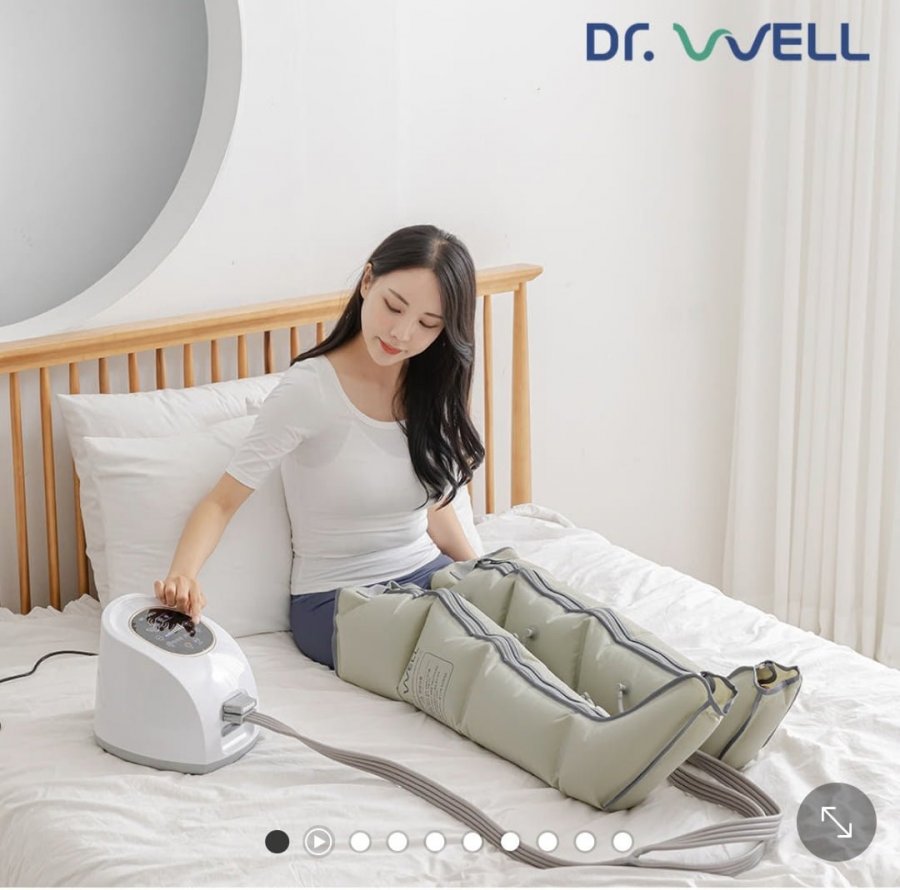 [네이버] 닥터웰 에어웨이브 4구 공기압 마사지기 DR-5180 (본체+다리) (82,840원/무료)