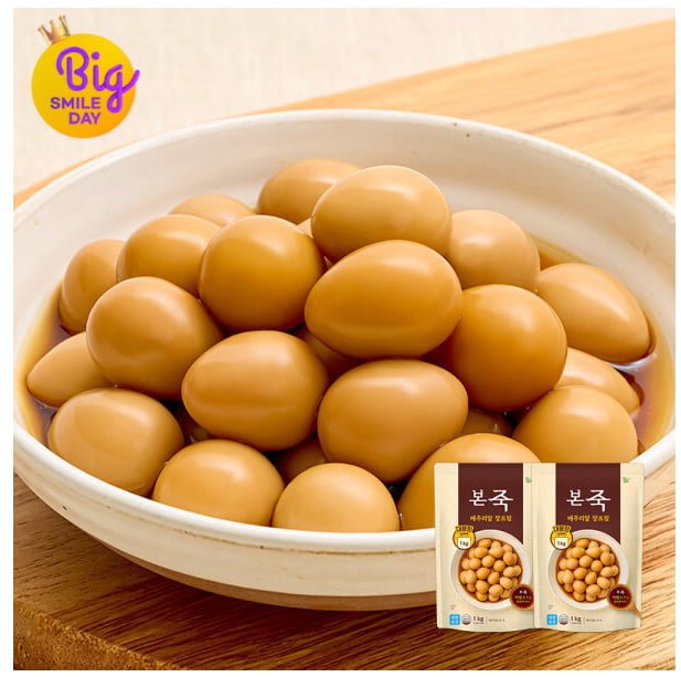 [지마켓] 본죽 냉장 메추리알 장조림 1kg 2팩 (카드 13,990원/무료)3
