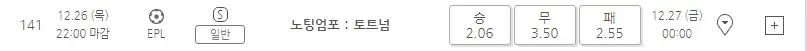 [EPL] 노팅엄포레스트 : 토트넘