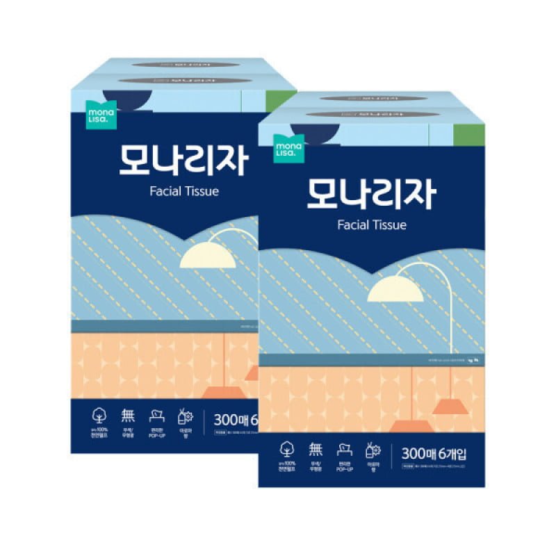 [G마켓] 모나리자 각티슈 300매 * 12개 (유클 17,180원/무료)