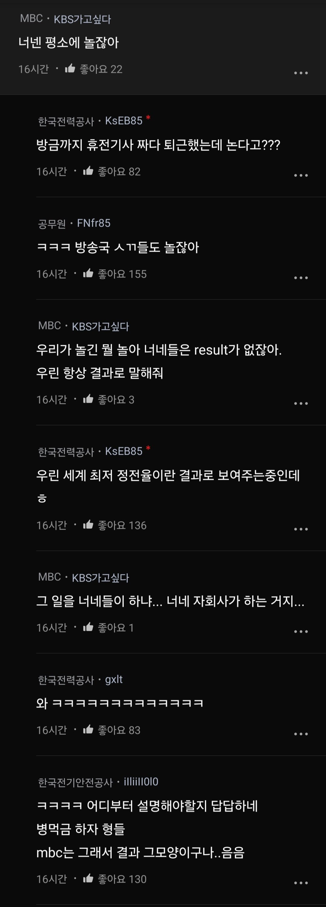 공기업은 자회사가 다 일한다는 MBC 직원
