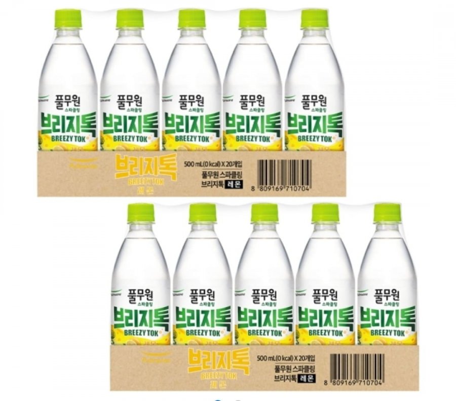 [풀무원] 역대가!! 브리지톡 탄산수 500ml 40개 8,820원, 풀무원 샘물 2L 24개 7,560원 외 (다양/무료)60