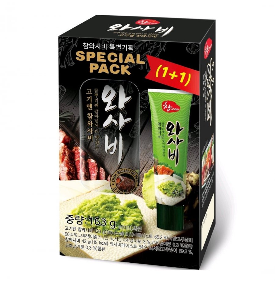 [쿠팡] 참와사비 120g+46g (3,640원/와우무배)13