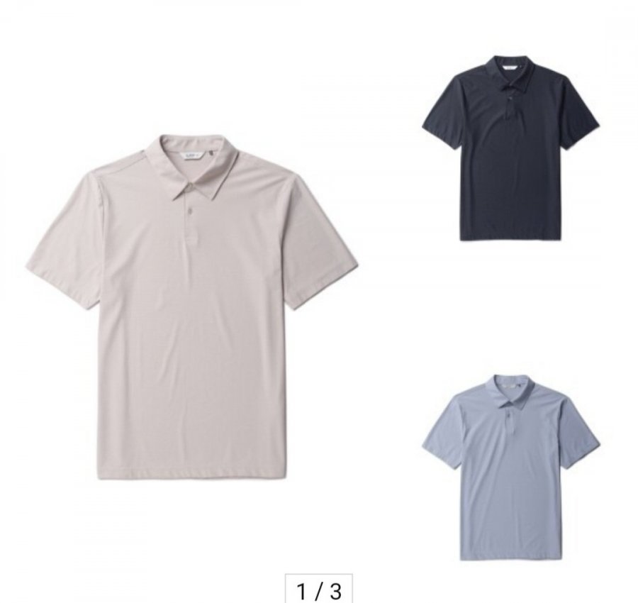 [옥션] 올젠 나일론 혼방 조직감 반팔 티셔츠 ZPF2TT1502 (30,810원/무료)4