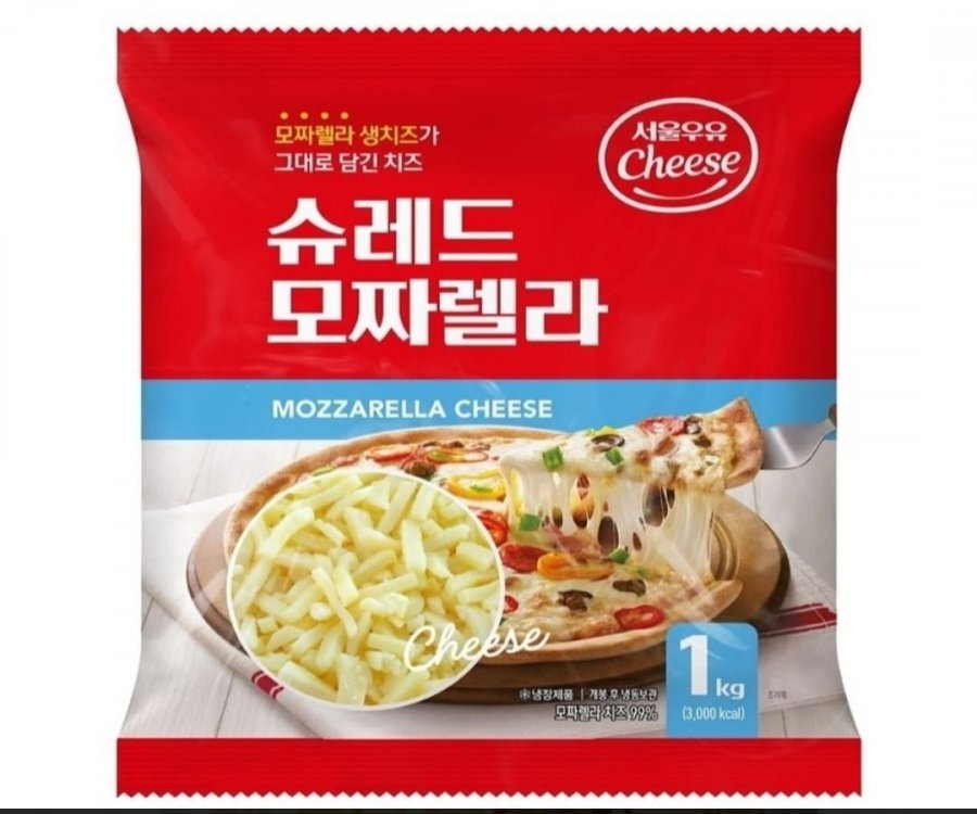 [나100샵] 슈레드 모짜렐라 피자치즈 1kg 2개 (17,856원/무료)40