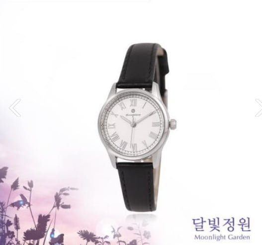 [네이버스토어] OST 달빛정원 블랙레더 가죽시계, 이재명 대통령님 시계 (39,900/0)7